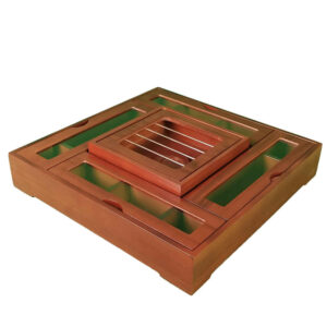 Arad Style Wooden Tea Chest with Warming Function