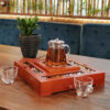 Arad Style Wooden Tea Chest with Warming Function