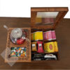 Arnika Design Tea Organizer Chest with Integrated Warmer