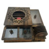 Aryana Edition Wooden Tea Organizer Chest with Warming Base