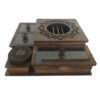 Aryana Edition Wooden Tea Organizer Chest with Warming Base