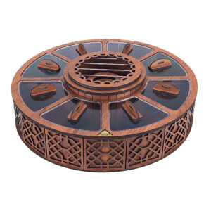 Delaram Design Wooden Tea Chest with Warming Function