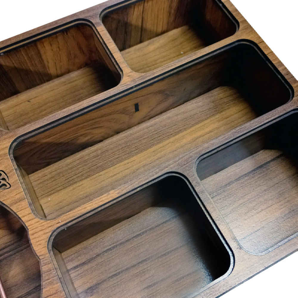 Janan Model Tea Organizer Chest with Built-In Warming Feature