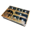 Janan Model Tea Organizer Chest with Built-In Warming Feature