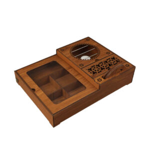 Mahdis Edition Wooden Tea Chest with Warming Function