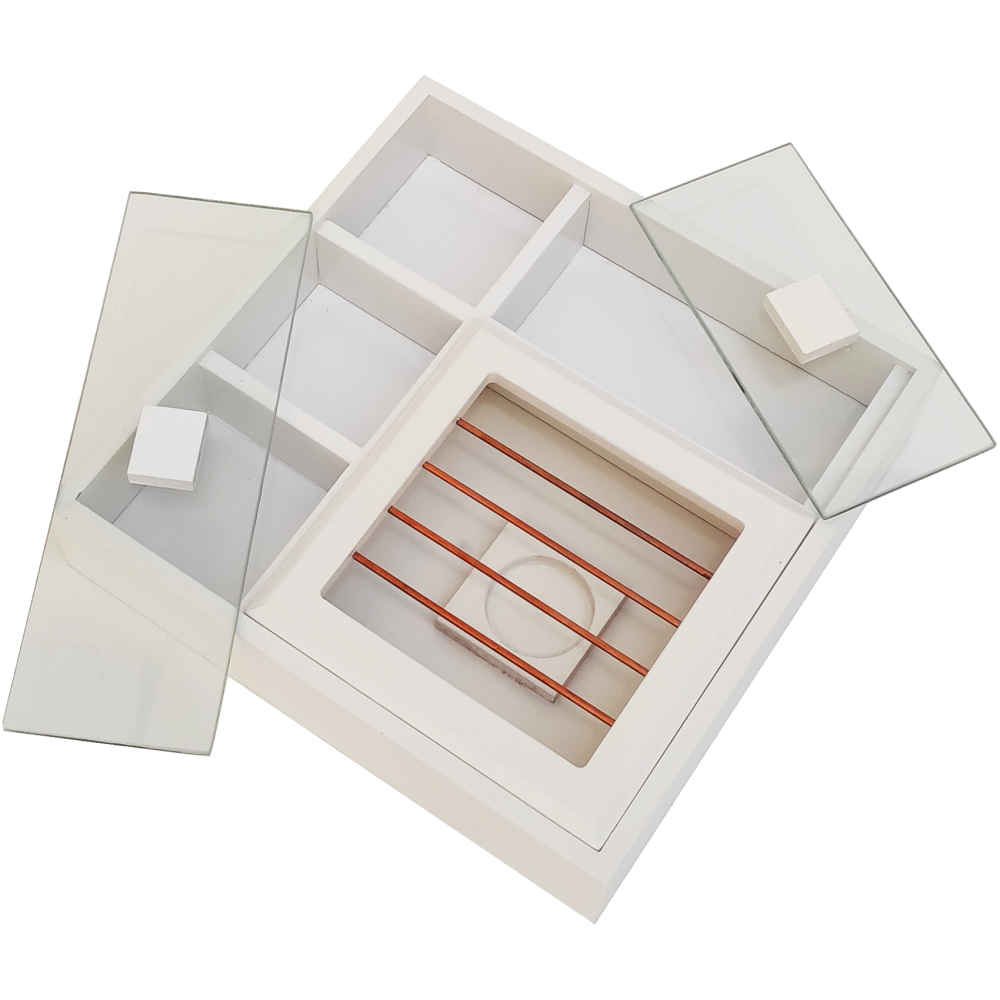 Maral Model Warmer-Equipped Wooden Tea Chest
