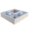 Maral Model Warmer-Equipped Wooden Tea Chest