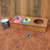 Multi-Functional Wooden Tea Chest with Warmer & Storage Compartments