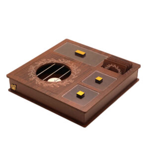 Paniz Model Wooden Tea Chest with Built-In Warming Function