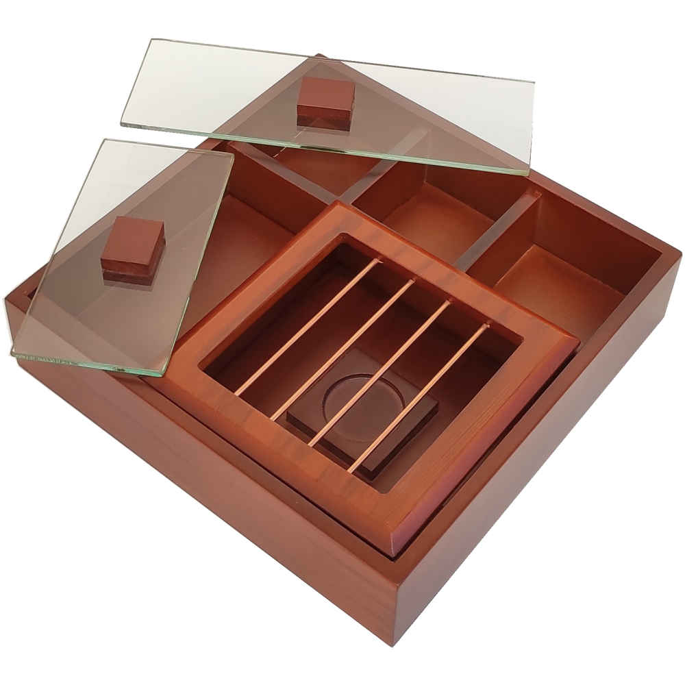 Rasta Collection Warmer Tea Chest Organizer