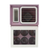 Compact Wooden Tea Storage Chest with Warmer – Office & Home
