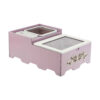 Compact Wooden Tea Storage Chest with Warmer – Office & Home