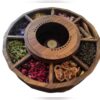 Premium Wooden Tea Chest with Heating Feature for Warm Tea Service