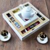 Yasna Model Wooden Tea Storage Chest with Integrated Warmer