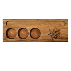 Rustic Wooden Tealight Candle Holder Table Decor Persian Azadi
