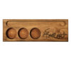 Rustic Wooden Tealight Candle Holder Table Decor Persian Man Bi To