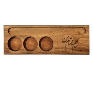Rustic Wooden Tealight Candle Holder Table Decor Persian Na Tamam