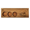 Rustic Wooden Tealight Candle Holder Table Decor Persian Van Yakad