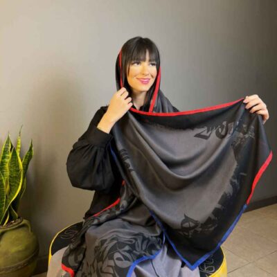 Persian Printed Shawl Artistic & Lightweight Majnun