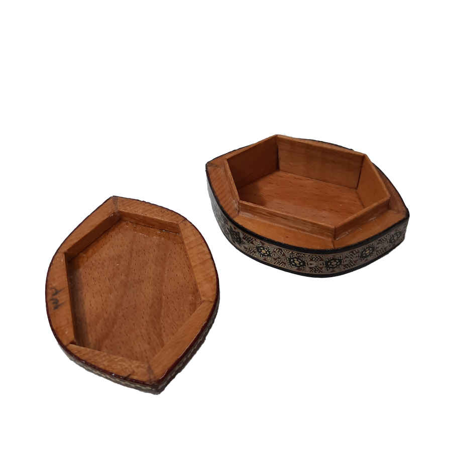 Handcrafted Wooden Jewelry Box with Persian Khatam Design – Cheshmi