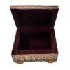 Handcrafted Wooden Jewelry Box with Persian Khatam Design - Javaher