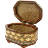 Handcrafted Wooden Jewelry Box with Persian Khatam Design - Pegah