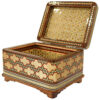 Handcrafted Wooden Jewelry Box with Persian Khatam Design - Rana
