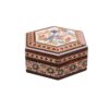 Handcrafted Wooden Jewelry Box with Persian Khatam Design - Azadeh