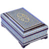 Handcrafted Wooden Jewelry Box with Persian Khatam Design - Setareh