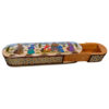 Wooden Pencil Box Handcrafted with Persian Khatamkari Art Mina