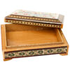 Wooden Business Card Box Inspired by Persian Khatamkari Art Homa