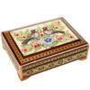 Wooden Business Card Box Inspired by Persian Khatamkari Art Homa