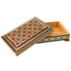 Persian Wooden Playing Card Box - Khatam Enameled Laya