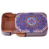 Persian Wooden Playing Card Box - Khatam Enameled Orkideh
