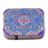 Persian Wooden Playing Card Box - Khatam Enameled Orkideh