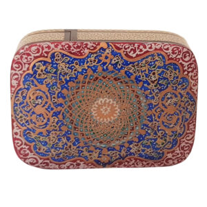 Persian Wooden Playing Card Box – Khatam Enameled Roya