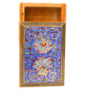 Persian Wooden Playing Card Box - Khatam Enameled Tashib