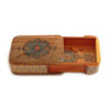 Persian Wooden Playing Card Box - Khatam Enameled Tazhib