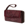 Persian Leather Long Wallet for Women with Tajli Design