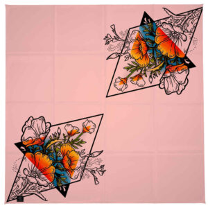 Floral Print Summer Scarf for Women – Luxe and Vibrant Flower Design