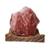 Persian Glow Salt Lamp - Handcrafted with Wooden Base (Azarakhsh Model)