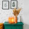 Persian Cube Salt Lamp - Handcrafted Dara Design with Wooden Base