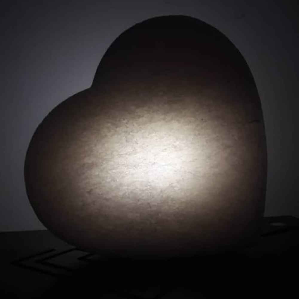 Heart Shaped Salt Lamp – Handcrafted Design