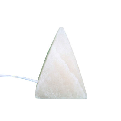 Pyramid Salt Lamp with Natural Stone Design for Bedroom and Meditation Space