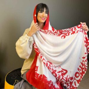 Persian Printed Shawl Artistic & Lightweight Majnoon