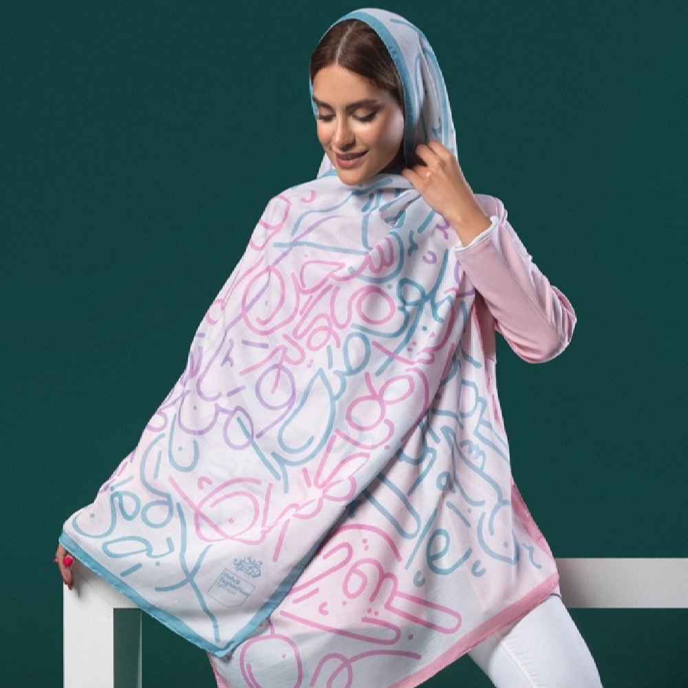 Persian Printed Shawl Artistic & Lightweight Sokhan