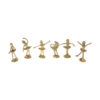 Set of 6 Realistic Ballerina Figurines - Elegant Ballet Dancer