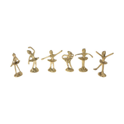 Set of 6 Realistic Ballerina Figurines - Elegant Ballet Dancer