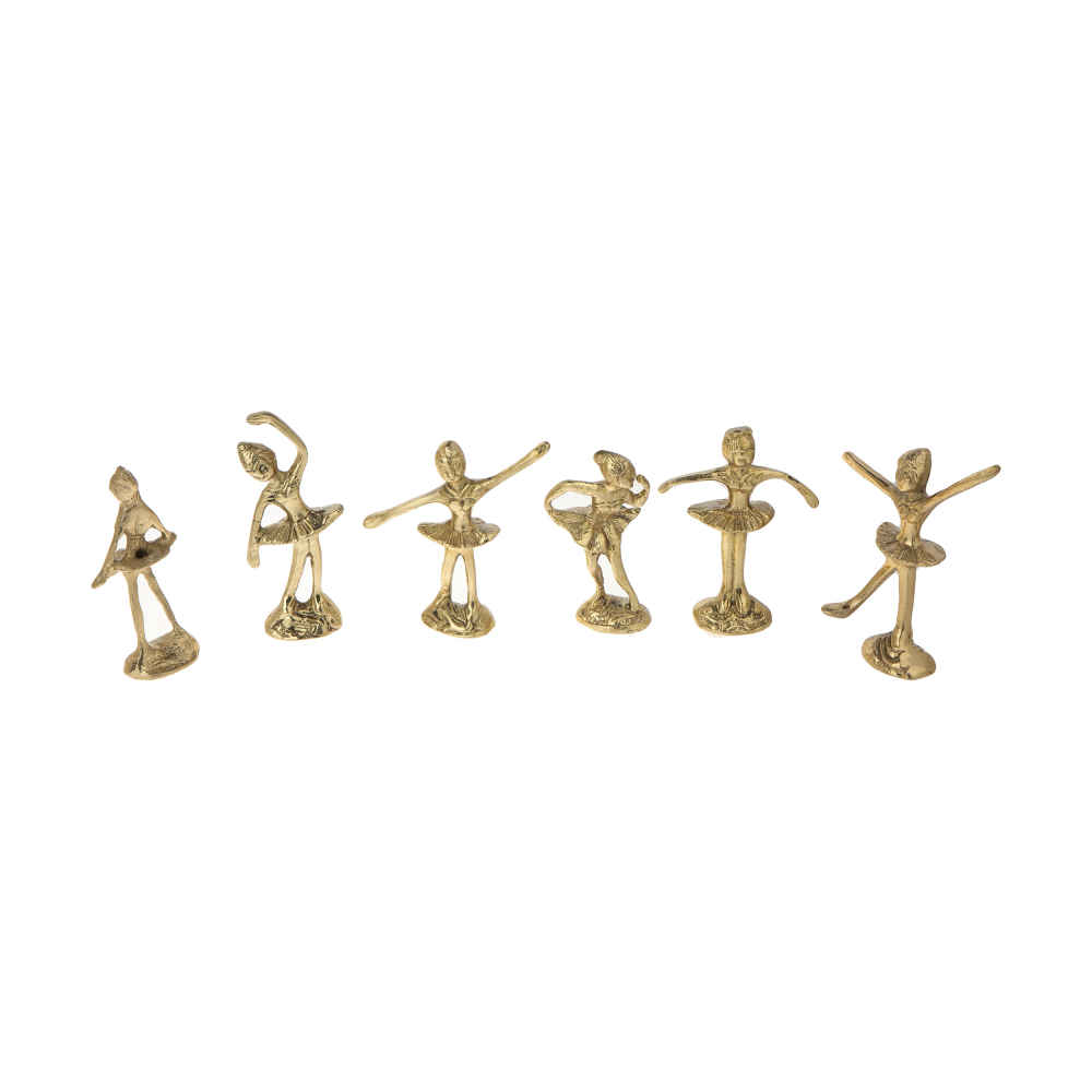 Set of 6 Realistic Ballerina Figurines – Elegant Ballet Dancer