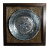 Persian Decorative Copper Engraved Wall Plate Khatoon